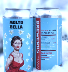 Brewerks Molto Bella Italian Pilsner Cans 4-pack