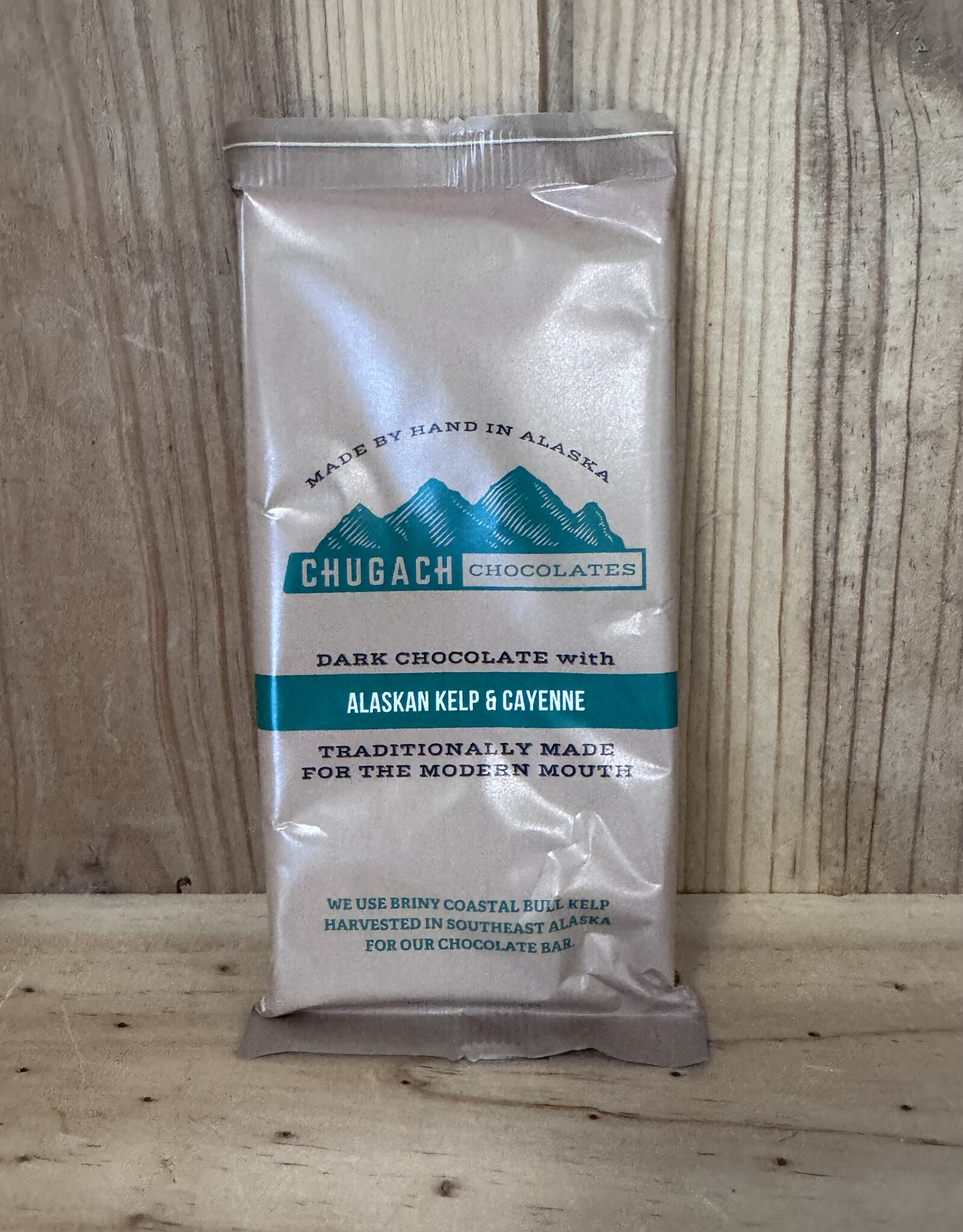 Chugach Chocolates AK Kelp and Cayenne Bar