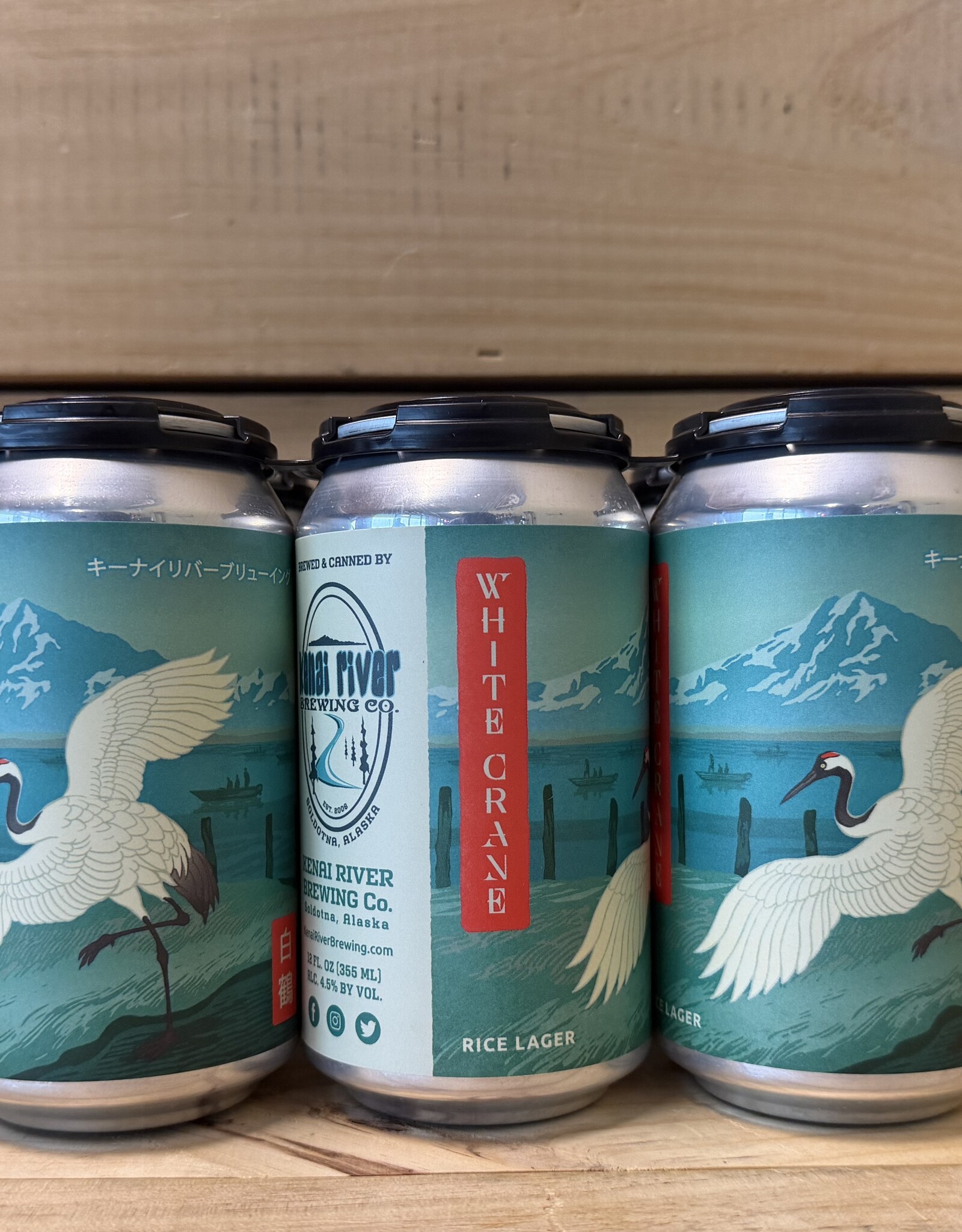 Kenai River White Crane Rice Lager Cans 6-pack