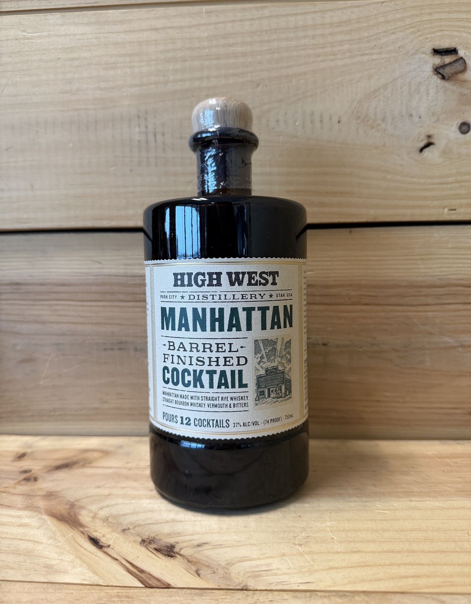 High West Manhattan Barrel Finished Cocktail
