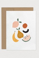 Mimosa Design Carte ensemencée-Fruits