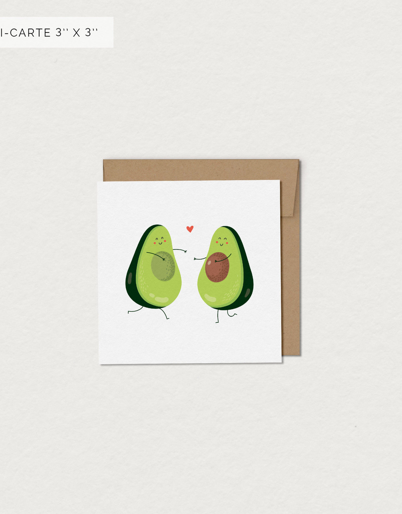 Mimosa Design Carte de souhait-Avocaduos