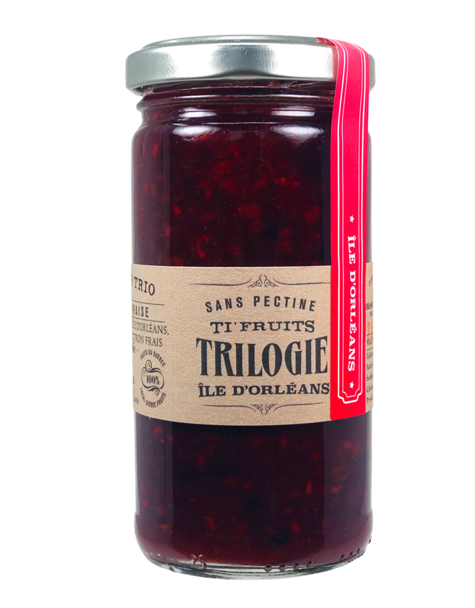 Confiturerie Tigidou Confiture framboise, mûre & fraise