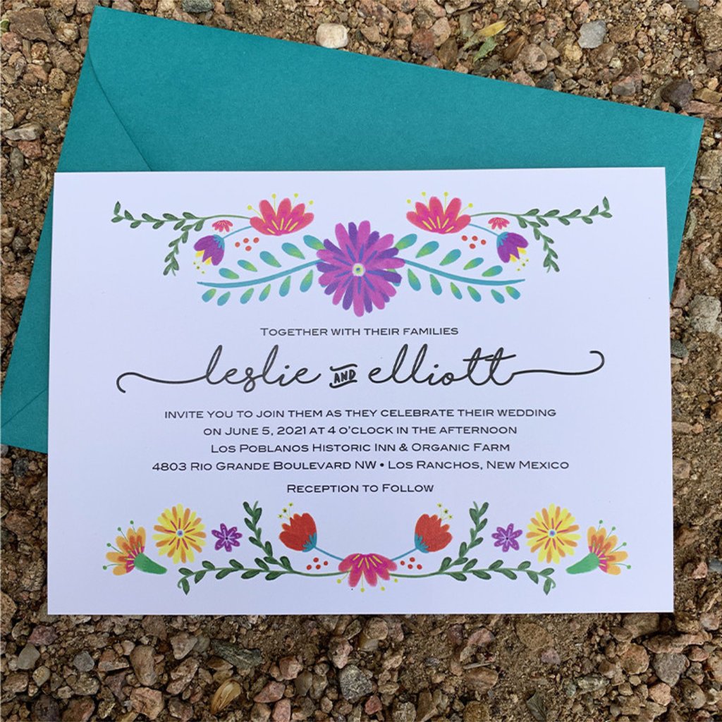 Estella Floral invitation