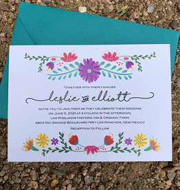 Estella Floral invitation