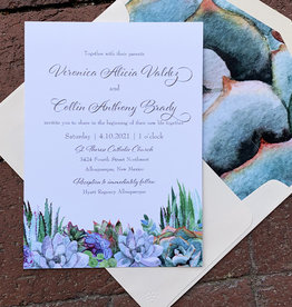 Succulence Wedding Invitation