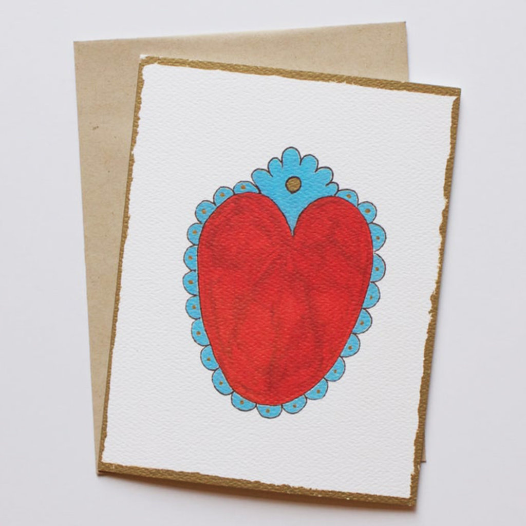 Heart card set of 8 - 2 cards of each image