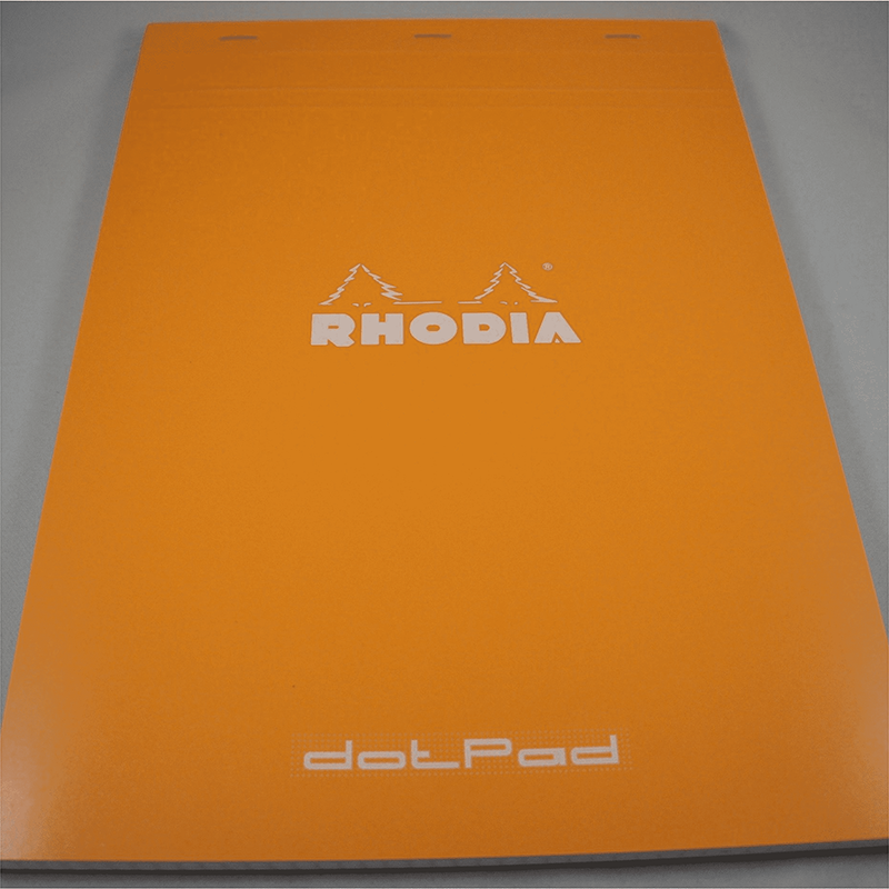 Rhodia Orange Dot Pad 8x11 Rhodia