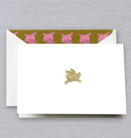 Crane Stationery When Pigs Fly Engraved Note Crane