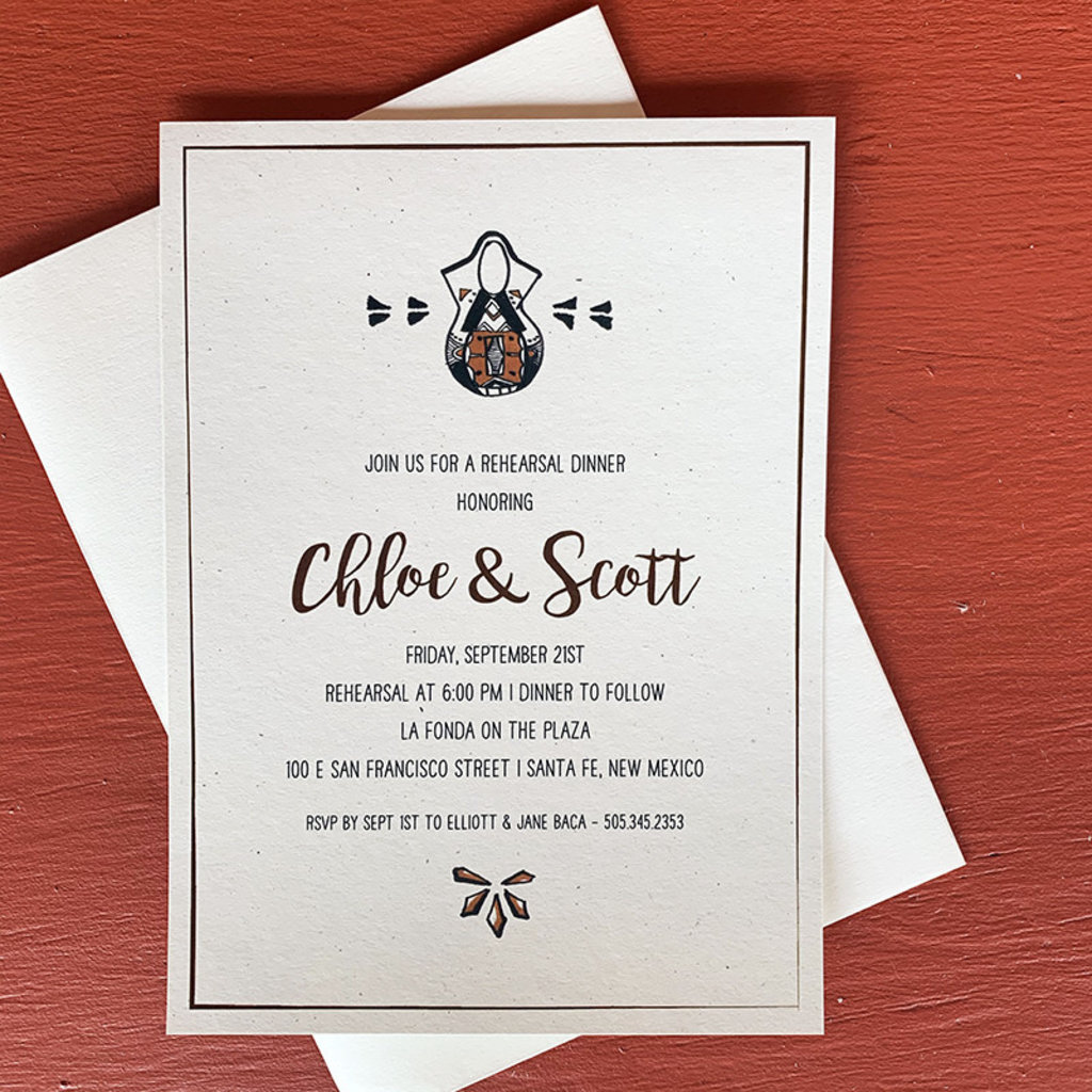 Chloe Vase Invitation