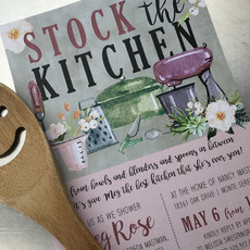 Stock the Kitchen Shower Invitation