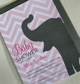 Ellie the Elephant Invitation