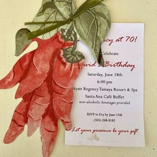 Red Chile Ristra Invitation