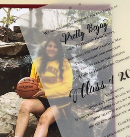 Vellum Overlay Graduation Invitation
