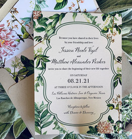 Vintage Botanical Invitation