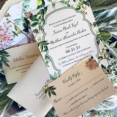 Vintage Botanical Invitation