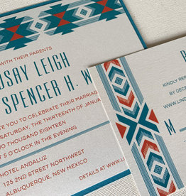 Concho Band Wedding Invitation