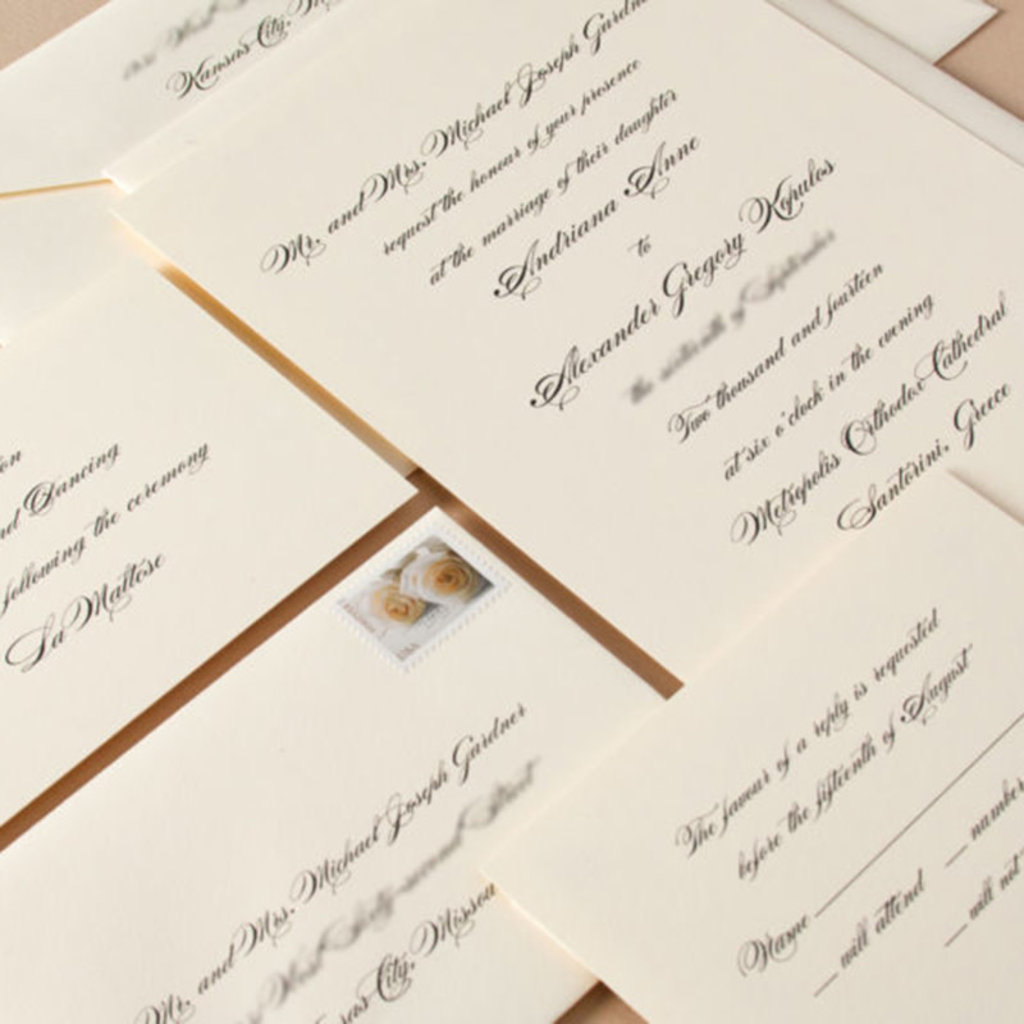 Andriana & Alexander Wedding Invitation