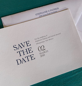 Modern Type Save the Date