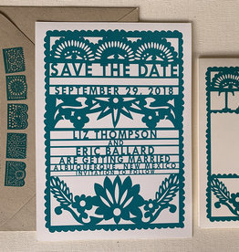 Papel Picado Save the Date