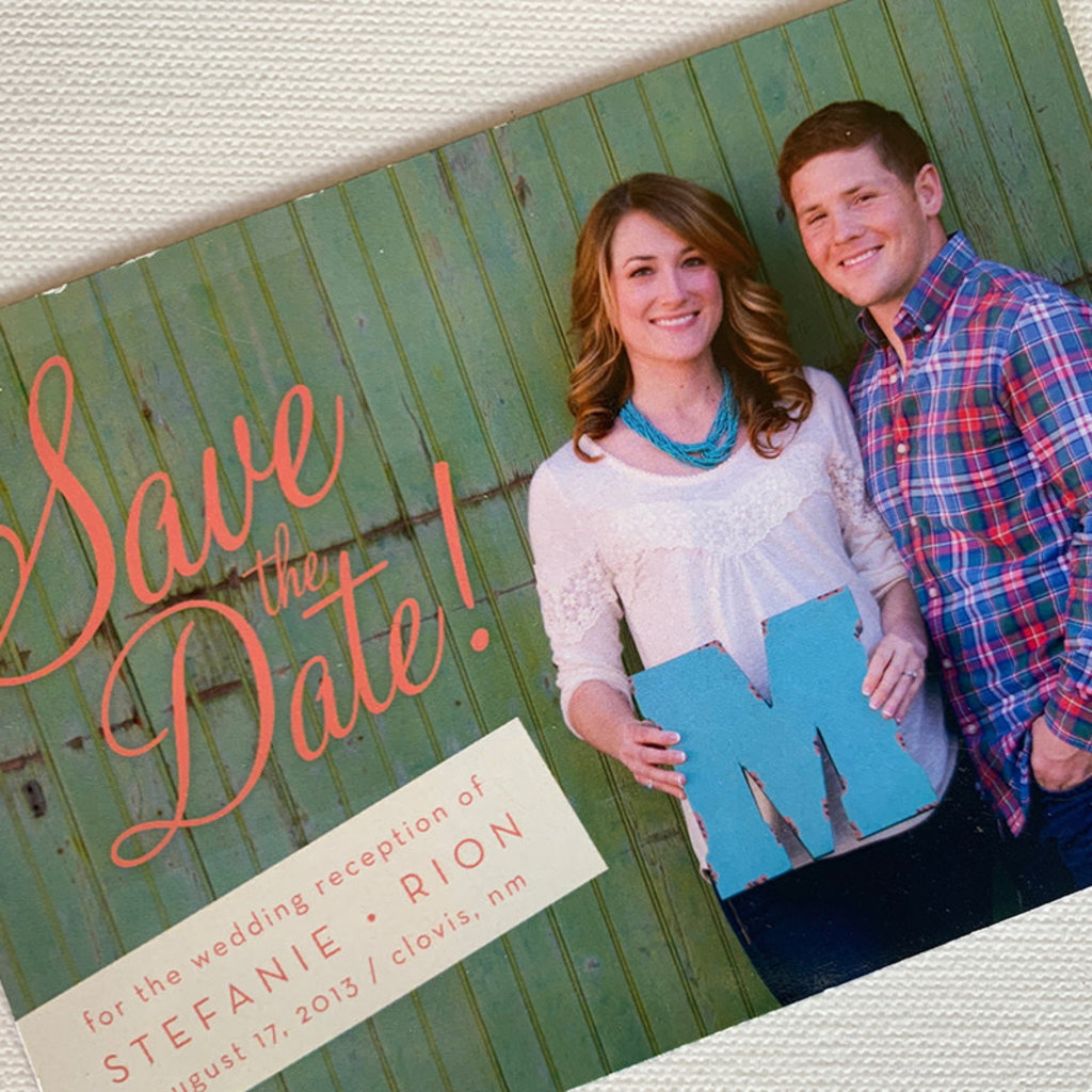 Magnet Save the Date Stephanie & Rion