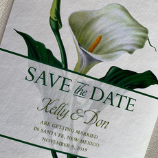 Cala Lily Save the Date