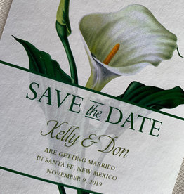 Cala Lily Save the Date