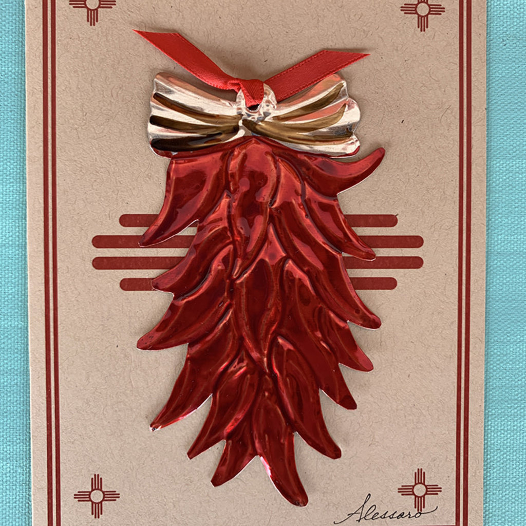 Chili Ristra Ornament Card