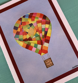 Hot Air Balloon Iris Paper Folding Card