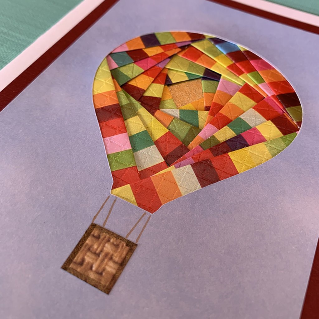 Hot Air Balloon String Art 