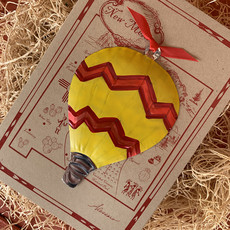 Hot Air Balloon Ornament Card