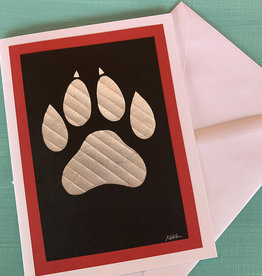 Lobo Paw Card