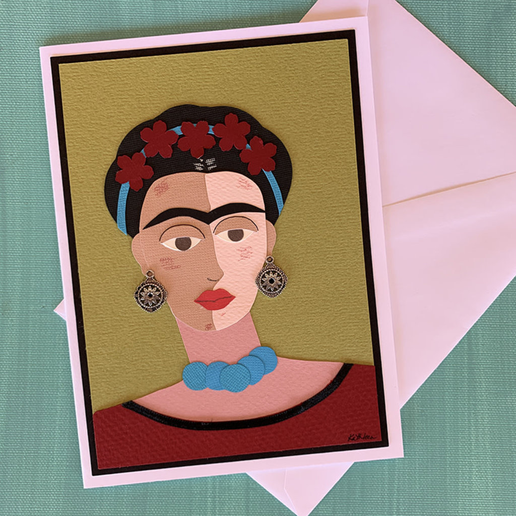 Frida Kahlo Collage Card