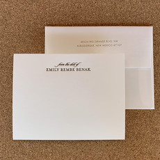 From the Desk Letterpress  Card set of 25