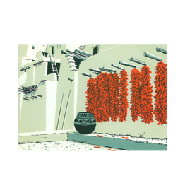 Pueblo, Chili Ristras and Pot Holiday Cards