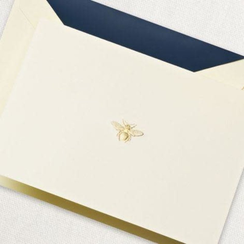 Crane Stationery Engraved Bee Note Crane