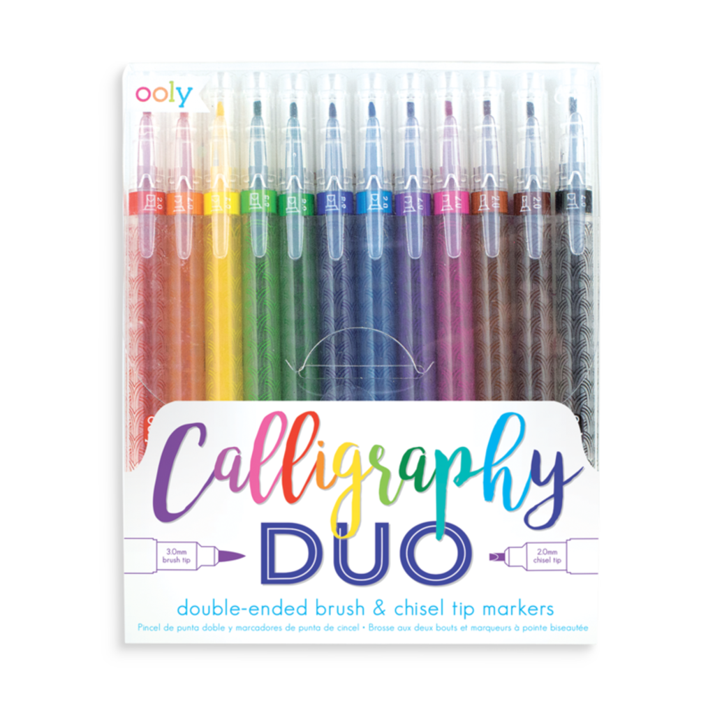 Calligraphy Duo Double-Ended Markers (Set 12) - Pennysmiths Paper
