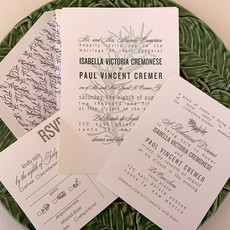 Isabella & Paul Wedding Invitation