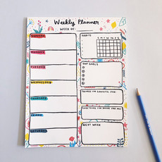Illustrated Weekly Planner Notepad