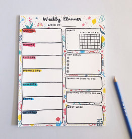 Illustrated Weekly Planner Notepad