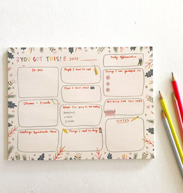 Balanced Day Planner Notepad