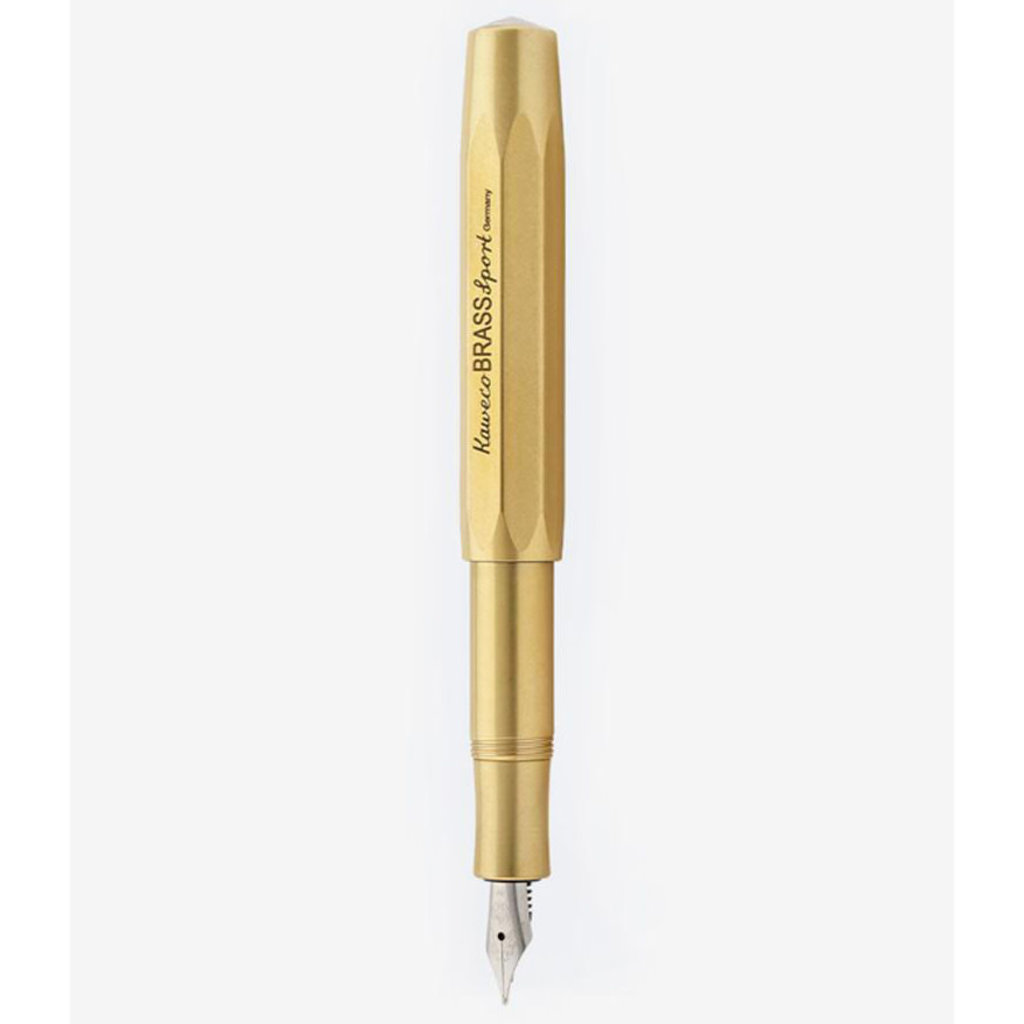 Kaweco Sport Fountain Pen in Brass F