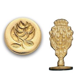 Rose Brass Wax Seal Stamp