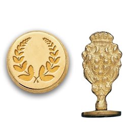 Laurel Wreath Brass Wax Seal Stamp