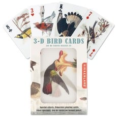 3D Birds Playing Cards