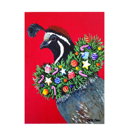 Wreathed Quail Holiday Cards