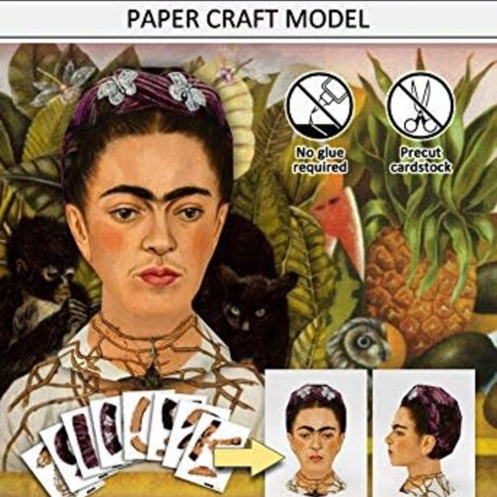 Frida Kahlo Paper Craft Model