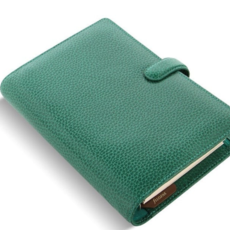 Filofax Green Finsbury Personal Pocket Organizer Filofax