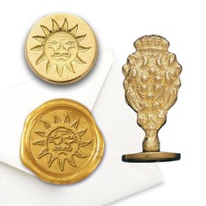 Sun Brass Wax Seal Stamp