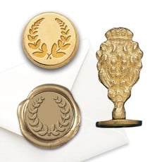 Laurel Wreath Brass Wax Seal Stamp